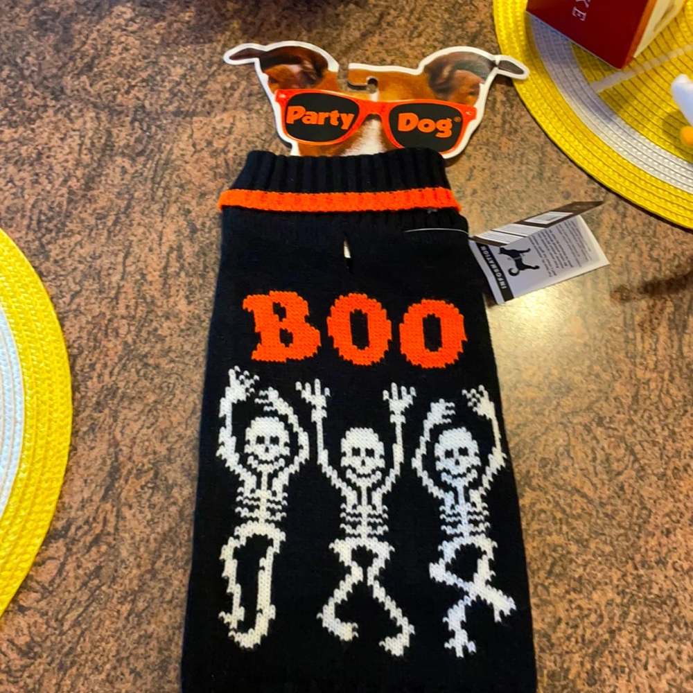 Dog Halloween Sweater!